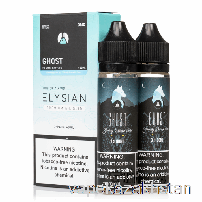 Vape Disposable Ghost - Elysian Labs - 120mL 0mg